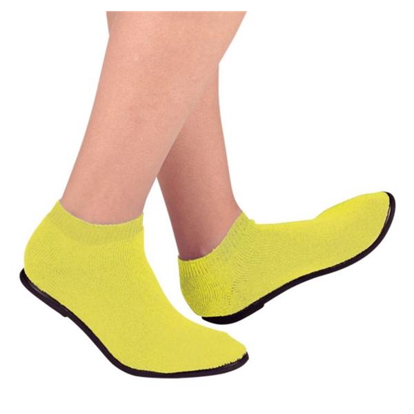 Slippers Patient Hard Soles+ Terrycloth Lemon Small Size 5-7 48/Ca